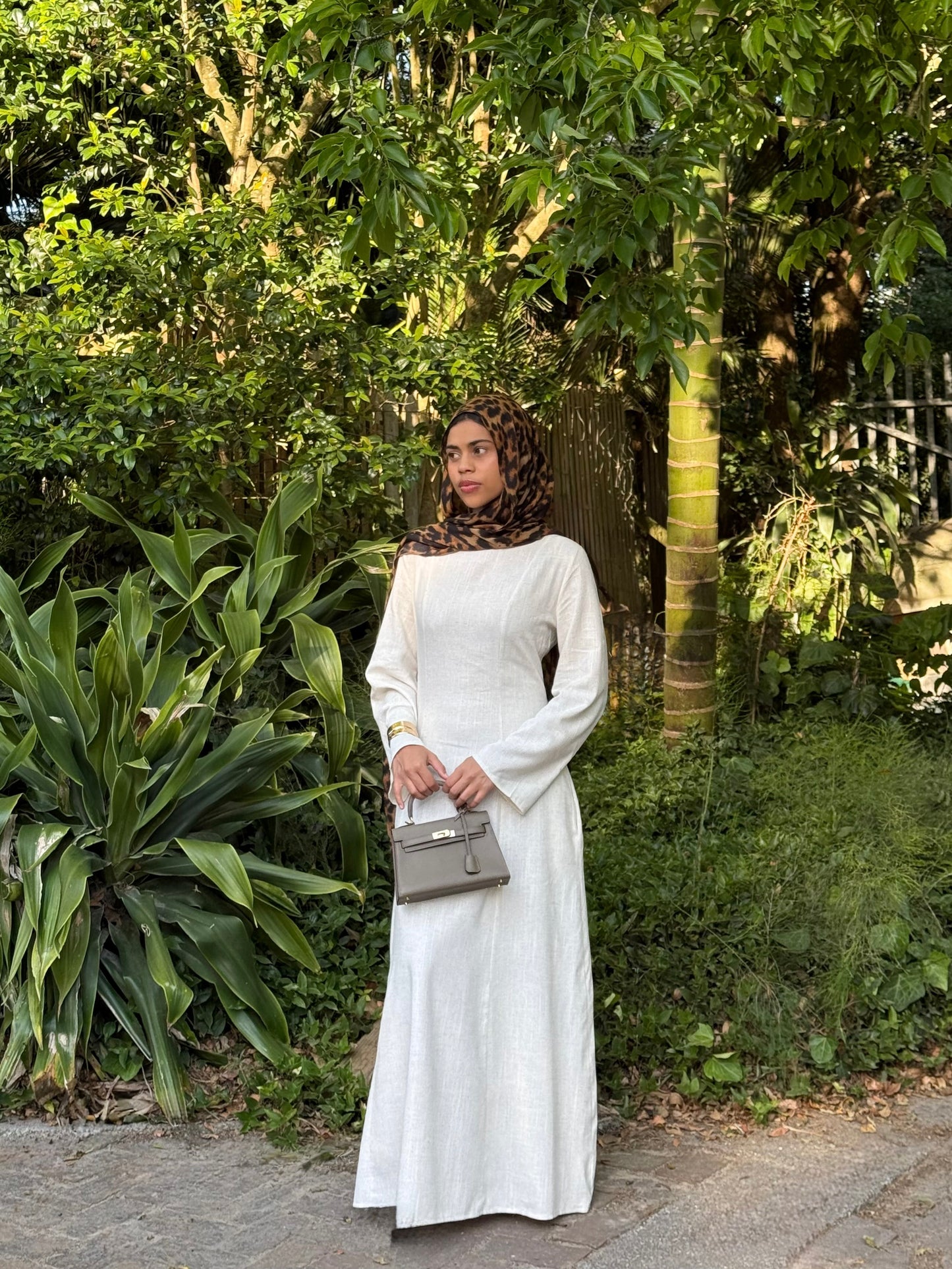 Lara Linen Dress Natural