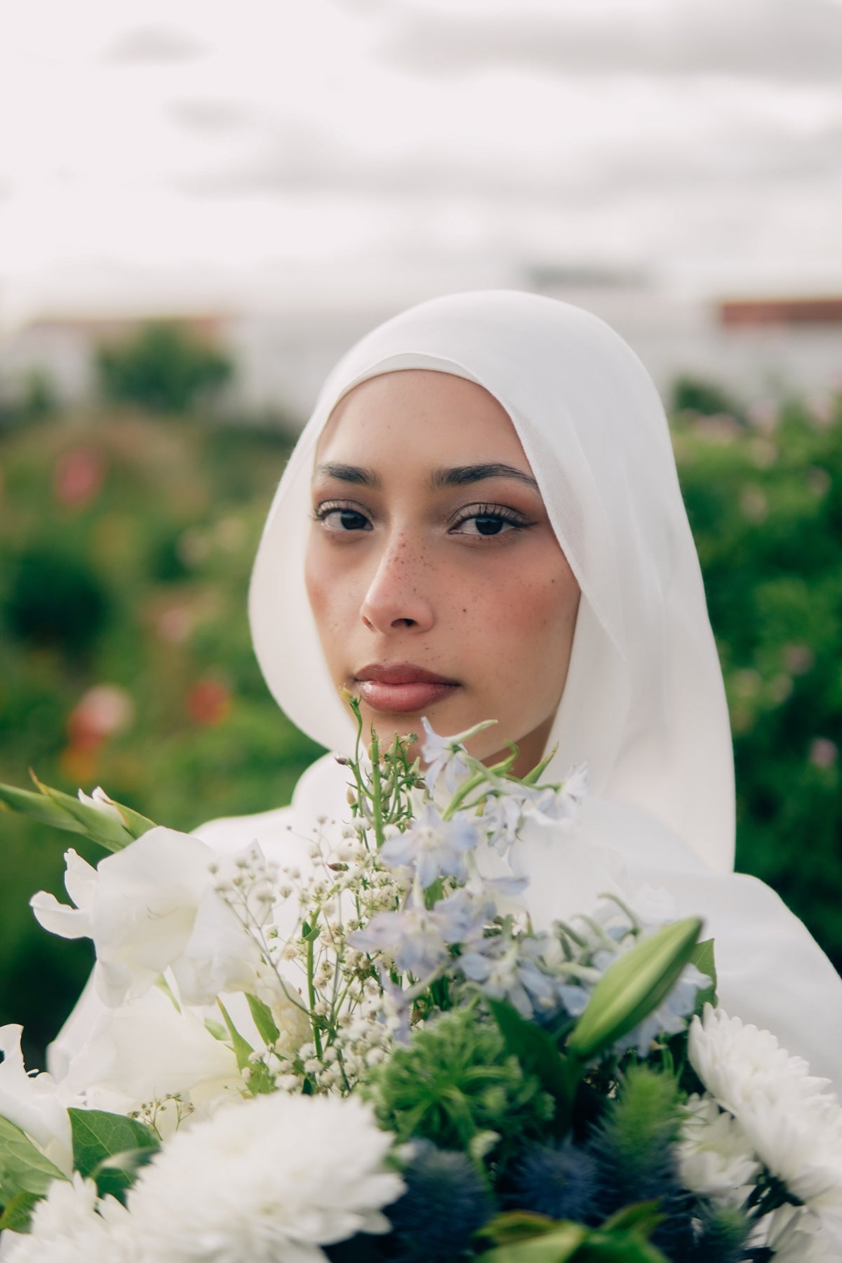 Azra Dress Pearl White