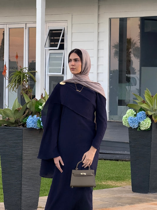 Sahara Cotton Dress Navy