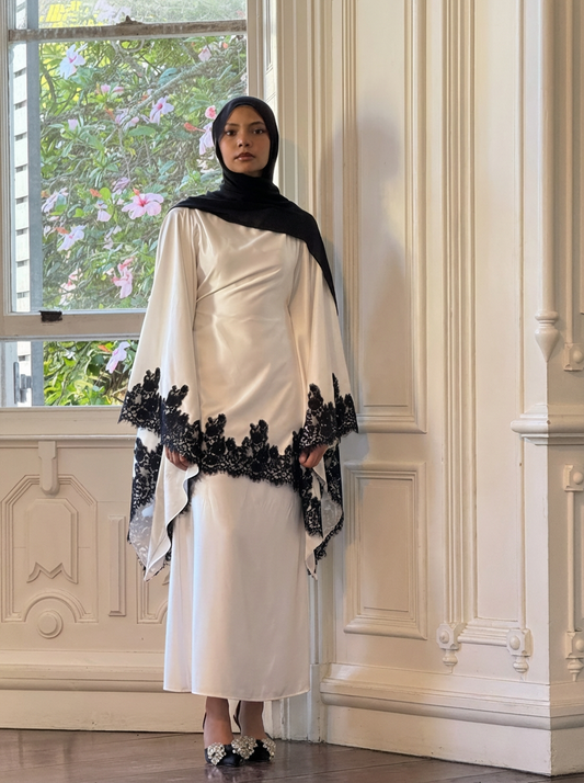 Aalia Lace Top Pearl