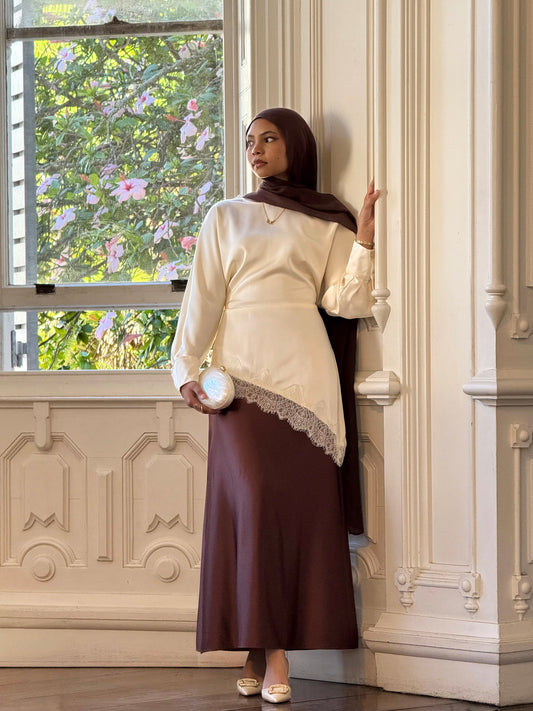 Ayla Lace Top Butter