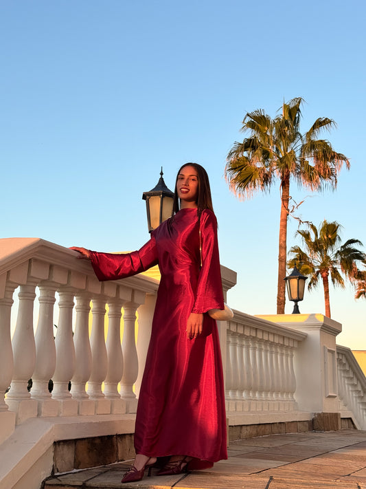 Sahara Dress Burgundy