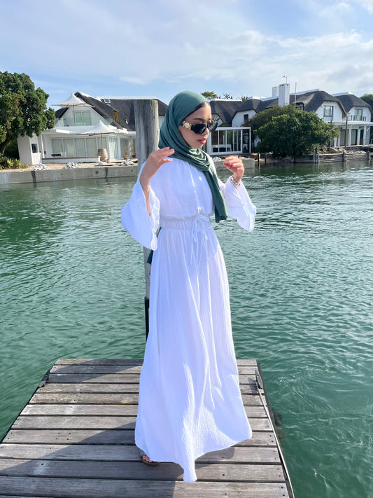 Effortless Dress White