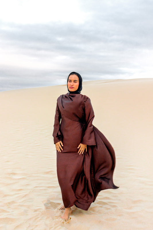 Sahara Dress Brown