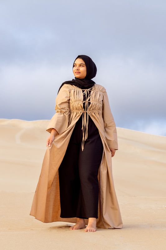 Cinched Cloak Nude