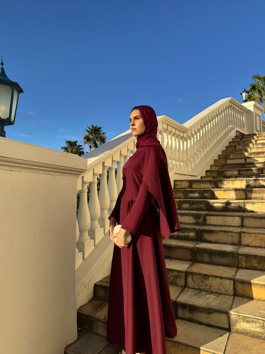 Aira Dress Burgundy