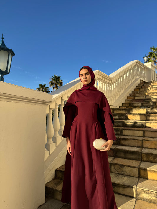 Aira Dress Burgundy